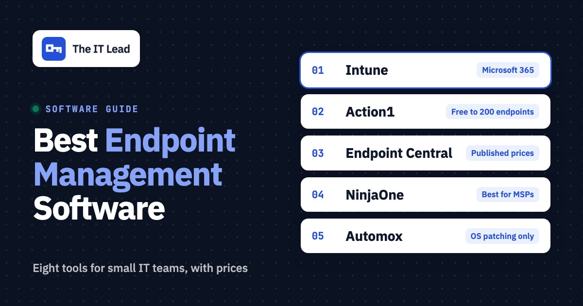 Best Endpoint Management Software for Small IT Teams, featured image