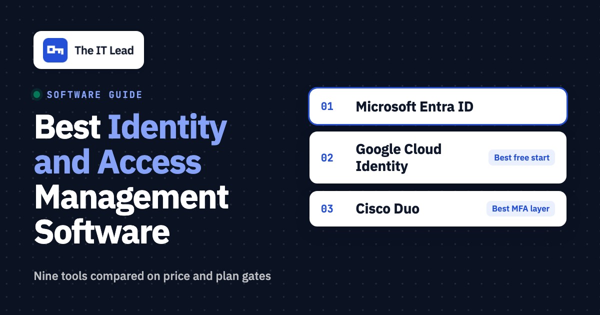 Best Identity and Access Management Software for Small IT Teams, featured image