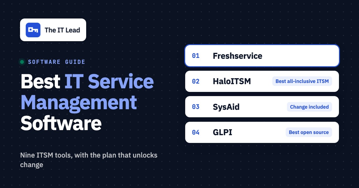 Best IT Service Management Software for Small IT Teams, featured image