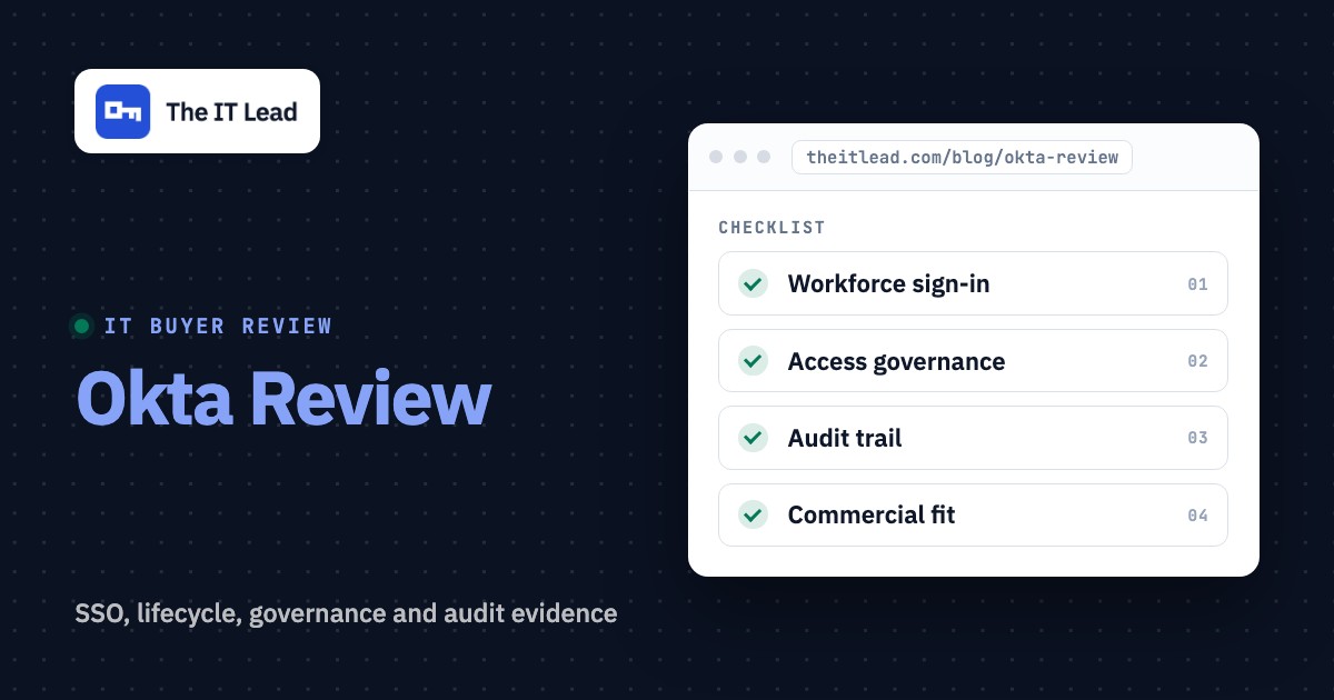 Okta Review: Features, Pricing, Limits and IT Buyer Fit