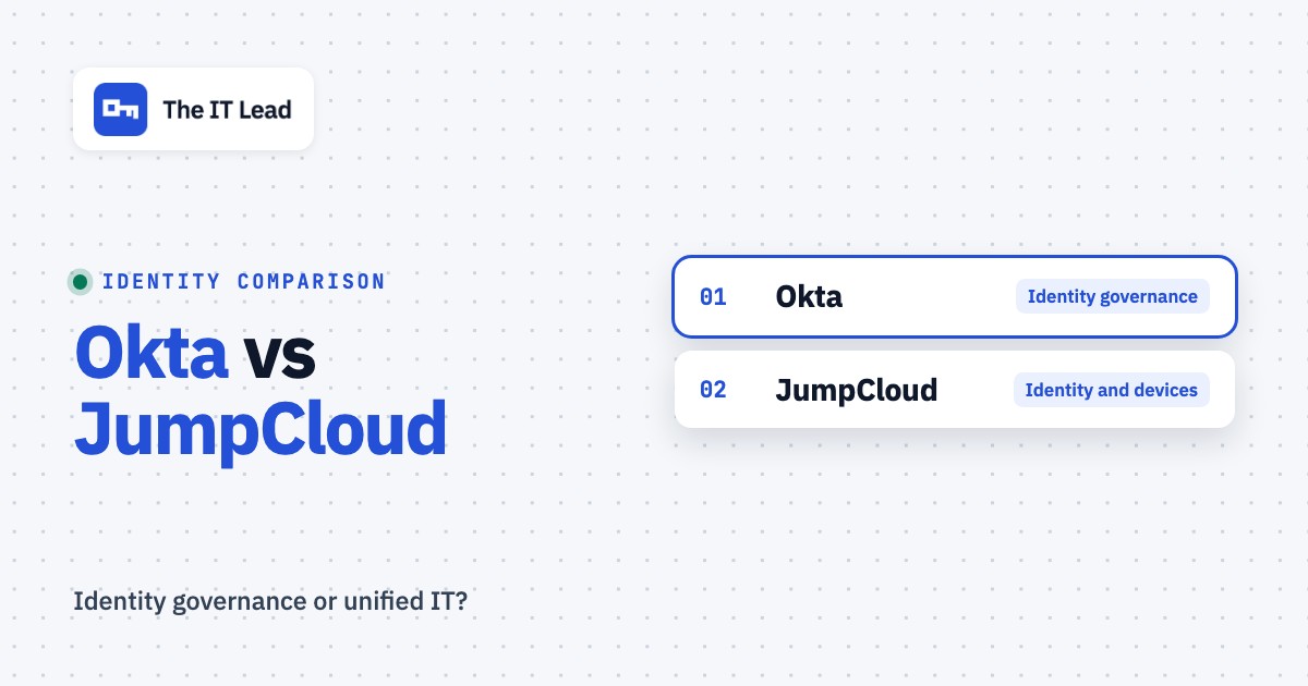 Okta vs JumpCloud: Pricing, Features and Who Should Choose Each, featured image